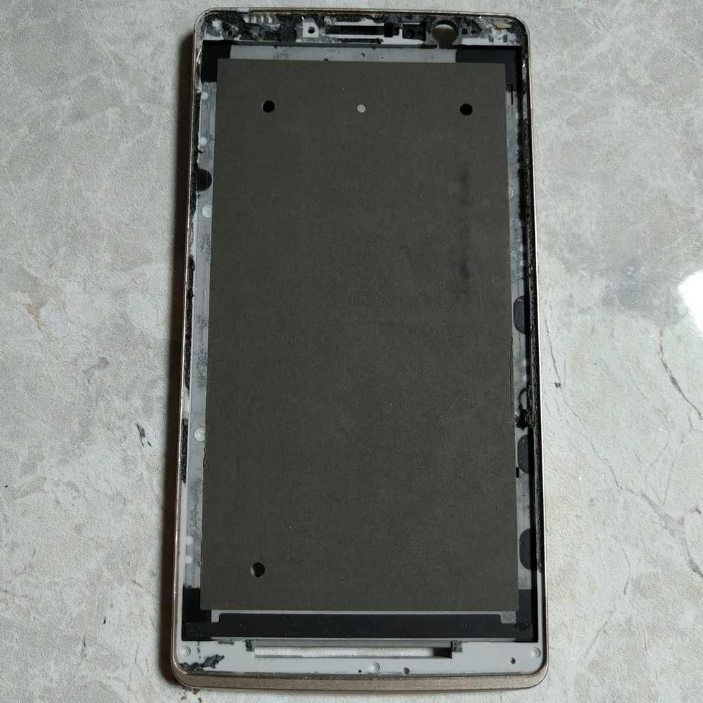 Bessel frame tatakan lcd LG G4 stylus H540 ori copotan warna gold