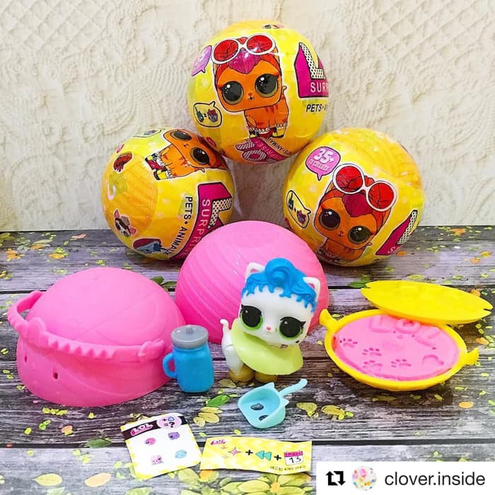 Mainan Mobil Aki P95Y6  Lol Pets Surprise Ball / Kw Super L.O.L Murah Bagus Bola Lil Sister