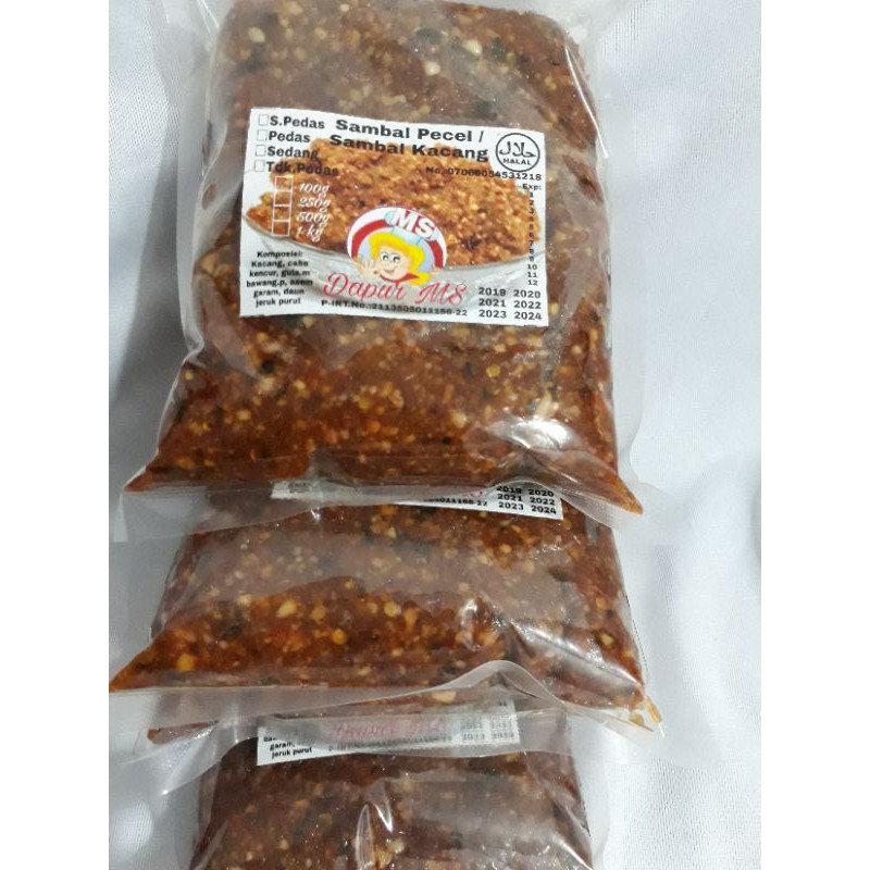 

Paket 5 kg Sambel pecel OVEN / sambel kacang / sambel Blitar