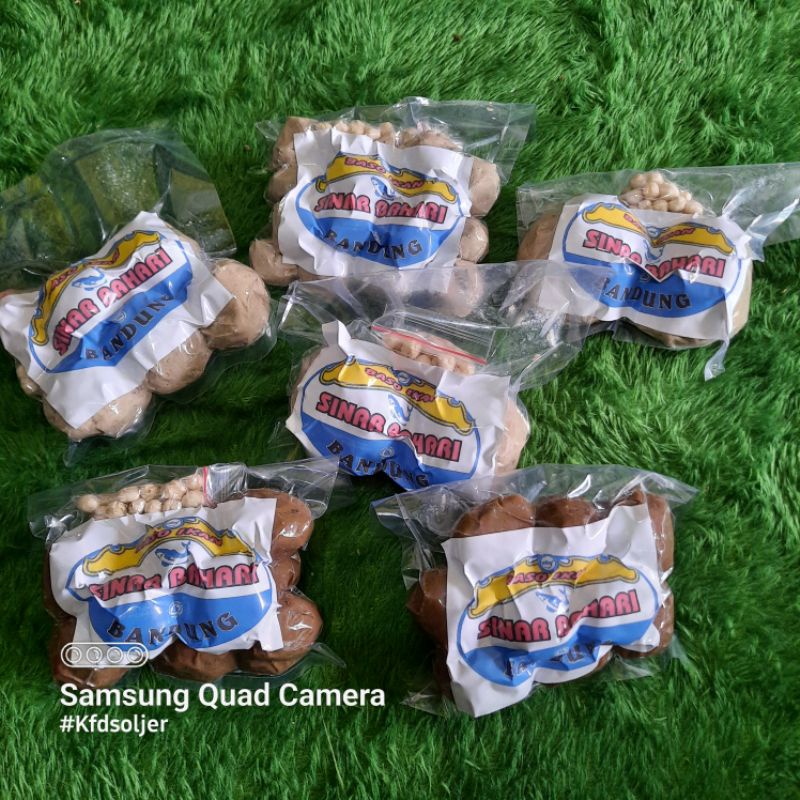 BASO IKAN SINAR BAHARI KECIL ISI 20 BUTIR (Bonus bumbu + cabe )