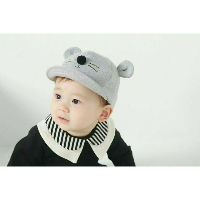 Topi Anak Korean Little Mouse