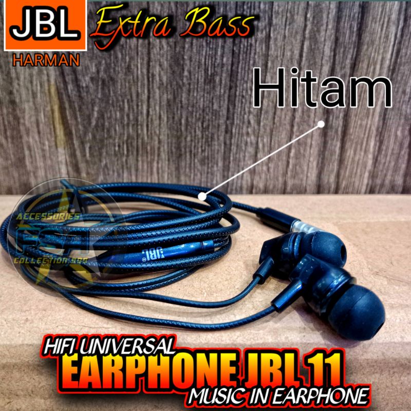 Headset jbl 11 original 100% super Bass hi-fi universal earphone pure bass