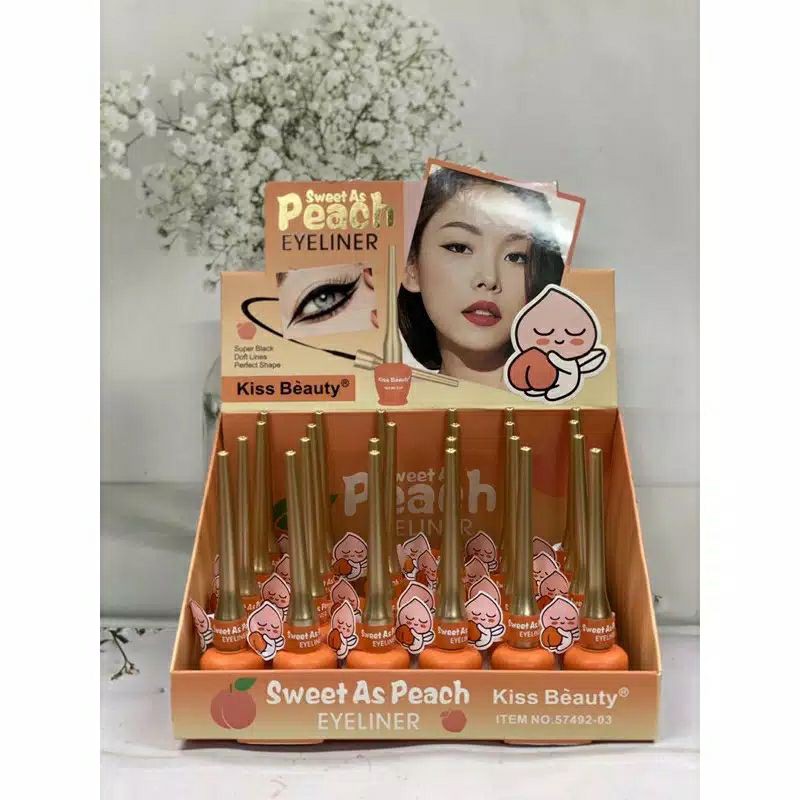 EYELINER KISS BEAUTY SWEET PEACH ECER