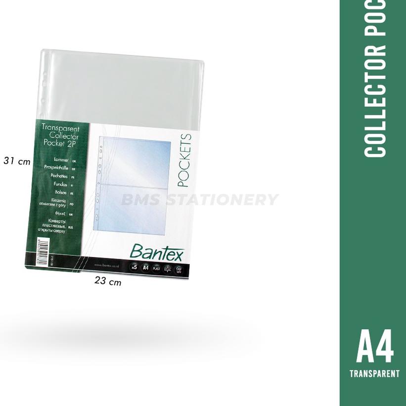 ❉ Bantex Collector Sleeve 2P Tempat Foto Idol Size A4 5 Lembar ◌