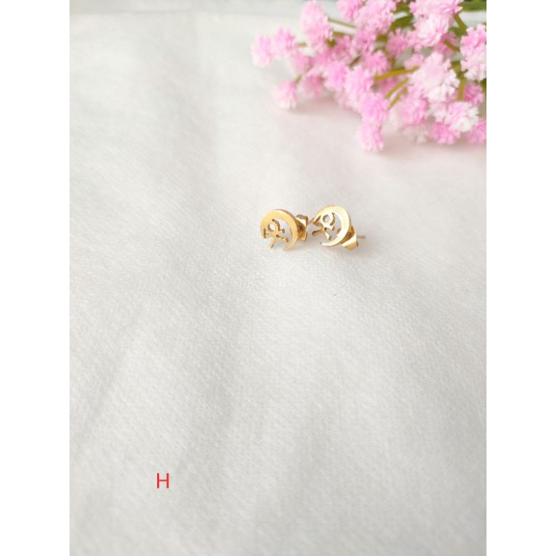 Anting Tusuk Import Titanium Wanita3