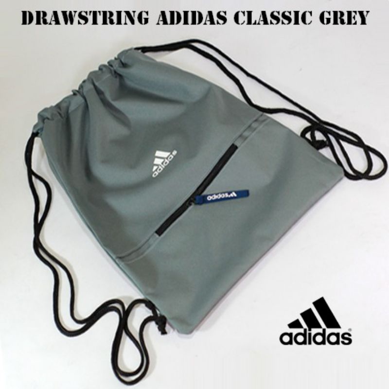 TAS SERUT ADIDAS DRAWSTRING PRIA WANITA OLAHRAGA SEPAK BOLA tas karung sackbag pria wanita murah