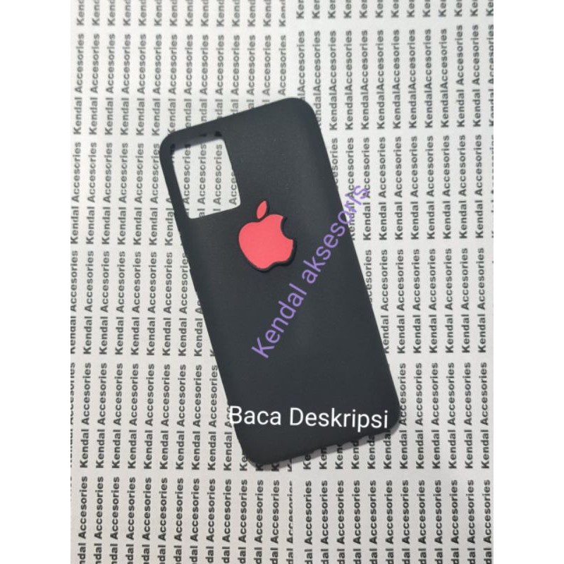 Softcase Advan G9 G9 pro kompatibel modifikasi matte crack Logo Apple Soft Case casing silikon
