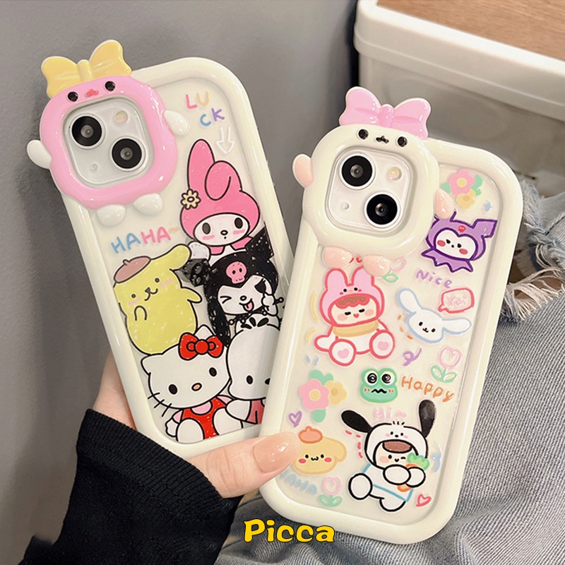 Kartun Graffiti Kuromi Case Samsung A50s A14 A04 A04E A73 A23 A30s A50 A12 A32 A51 A13 A22 A53 A03 A03s A02s A52 A52s A31 A11 A21s A04s A71 M22 M32 A33 Little Monster Lens Cover