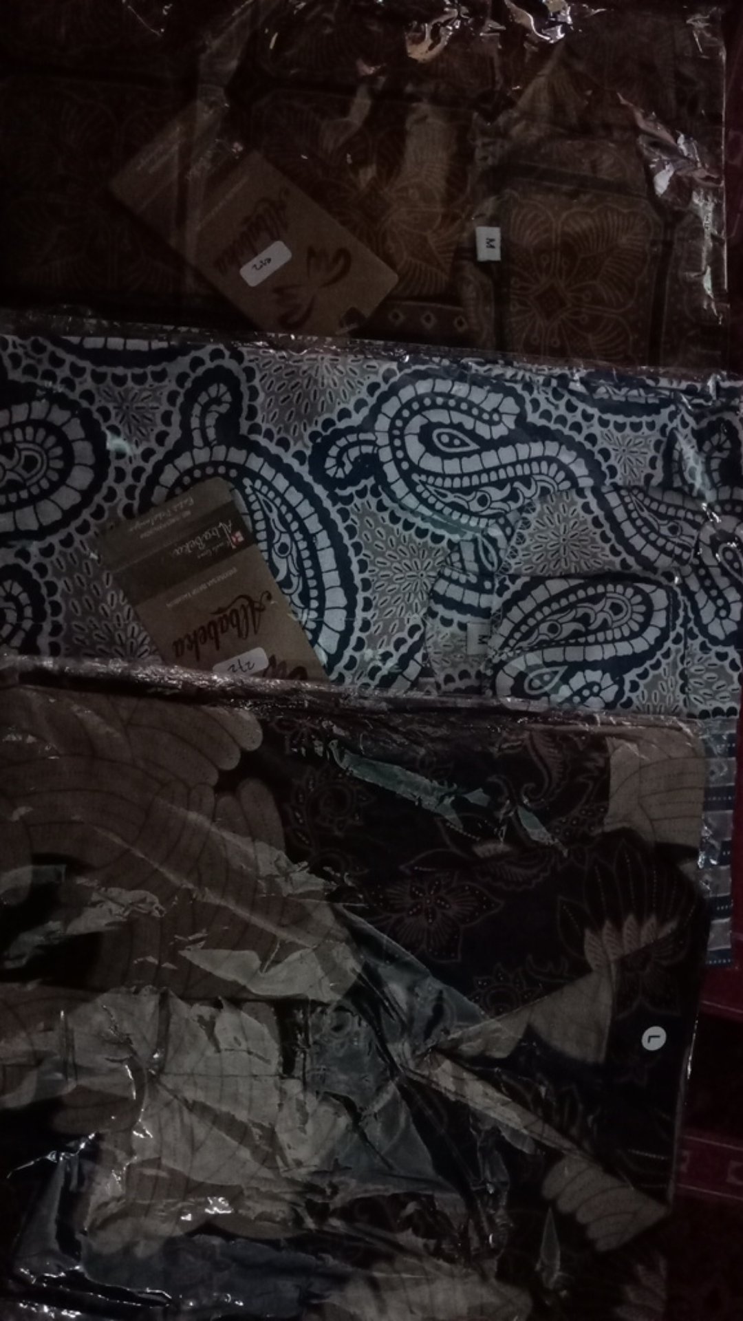 Tey-17 Batik Wanita Asj Sa Hrb026 Kenongo Kemeja Tosca Pendek