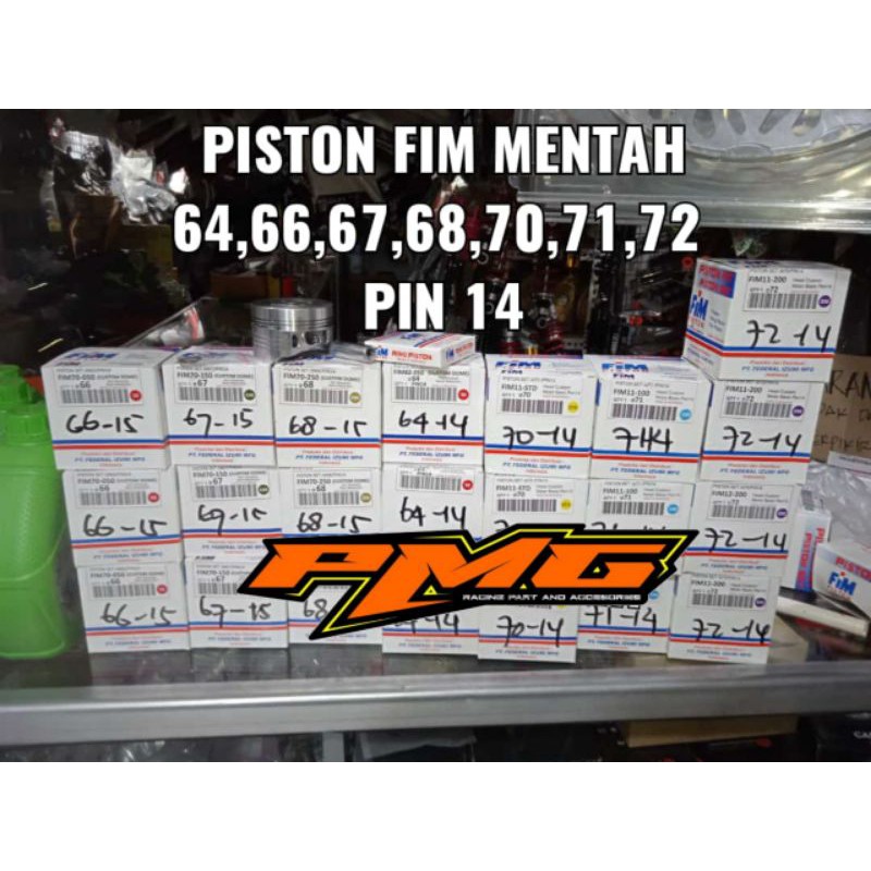 ready piston fim 70 mm pin pen 14 klx jupiter mx vixion mx king original