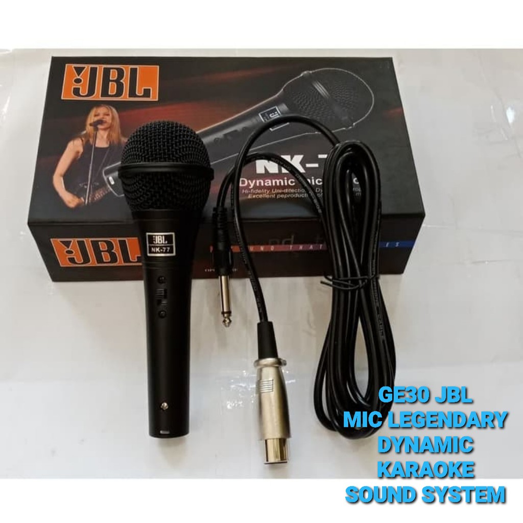 G30 Jbl mic kabel dynamic legendary mik cable karaoke vokal vocal musik Microphone audio sound system pengeras suara pro profesional mikrophone legendaris  BISA DI GUNAKAN DI SEGALA JENIS SOUND SYSTEM TERBUAT DARI BESI metal 1 Mic kabel 4-5 meter  Suara b