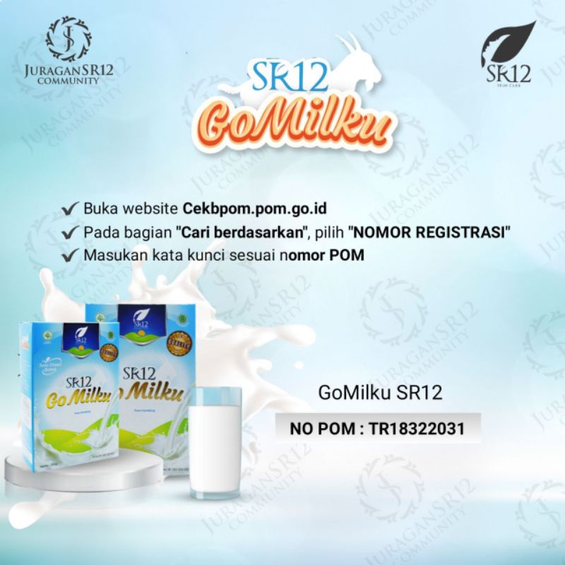 

GOMILKU SR12 SUSU KAMBING ETTAWA ORIGINAL