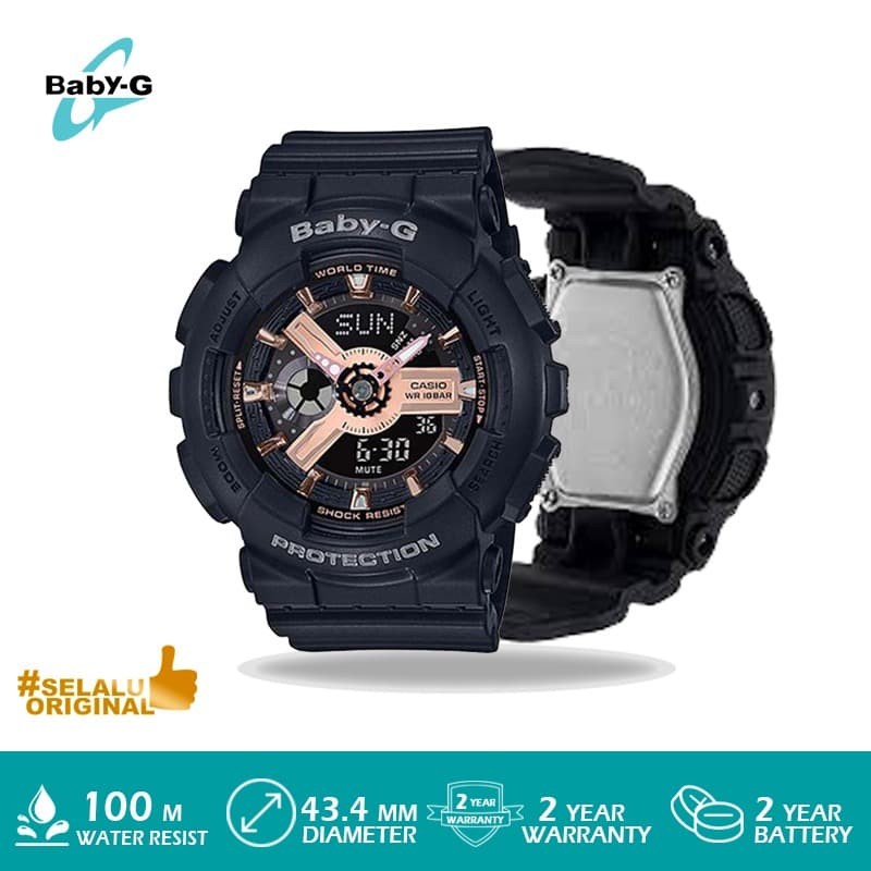 Casio Baby-G Analog Ladies BA-110RG-1ADR/BA-110RG-1ADR/BA-110RG