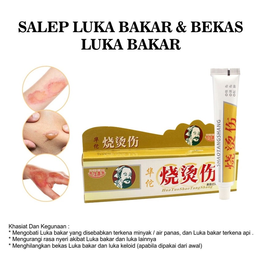 Salep Herbal Luka Bakar Ampuh Obati Luka Bakar &amp; Kulit Melepuh