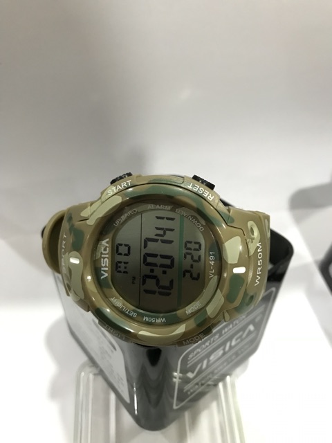 VISICA ORIGINAL JAM TANGAN DIGITAL LORENG ARMY DEWASA WATER RESIST