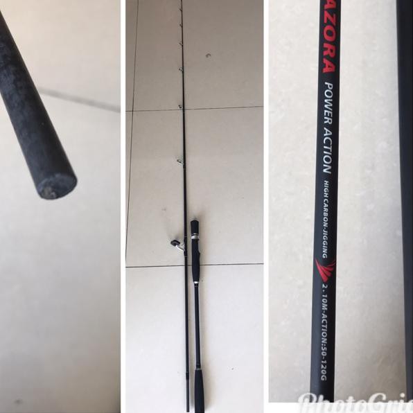 Muraaaahh.. Joran Jigging 210cm/180cm/165cm/150cm Carbon Solid (Buntu) Axella Azora Action 50-120gr