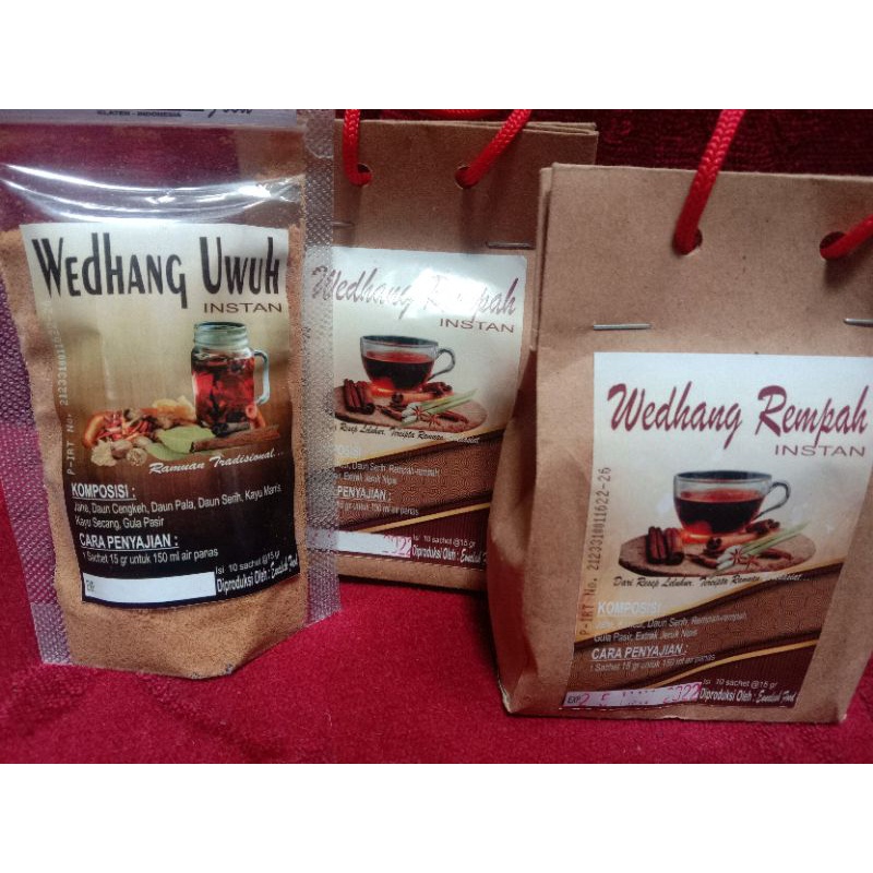 

wedang rempah instan
