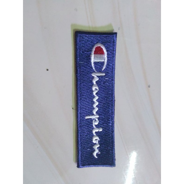 emblem bordir patch champion