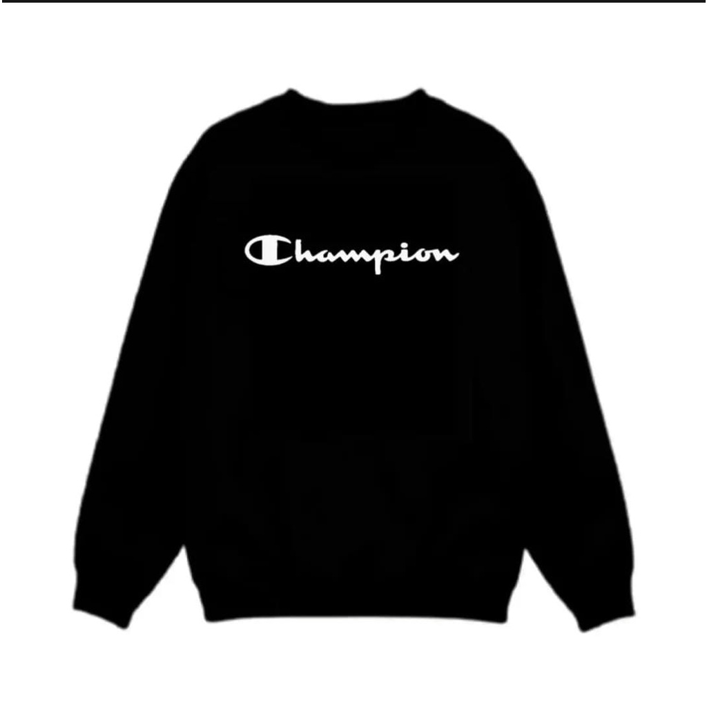 CREWNECK BLACK SERIES SIZE M - XXL SWEATER UNISEX / SWEATER UNISEX TEBAL