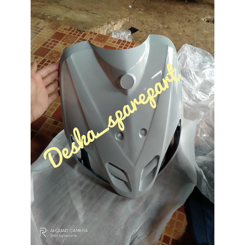 cover tameng body depan Mio sporty abu abu