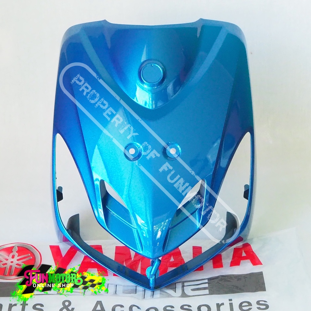 Leg Shield Panel Tameng Depan Mio Smile Blue Biru YAMAHA YGP Asli 28D-F8311-00-P3