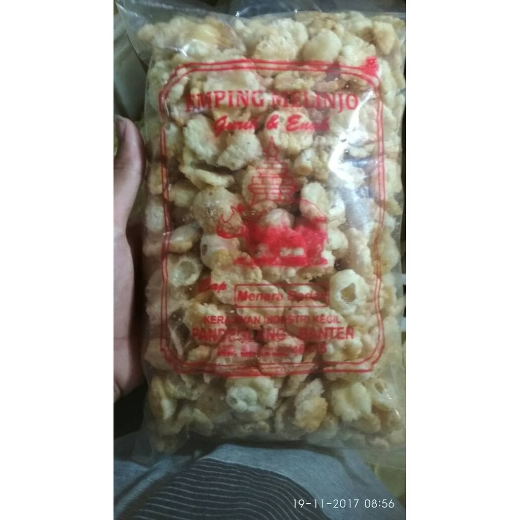 

emping keceprek asin asli melinjo super khas pandeglang banten 500gr