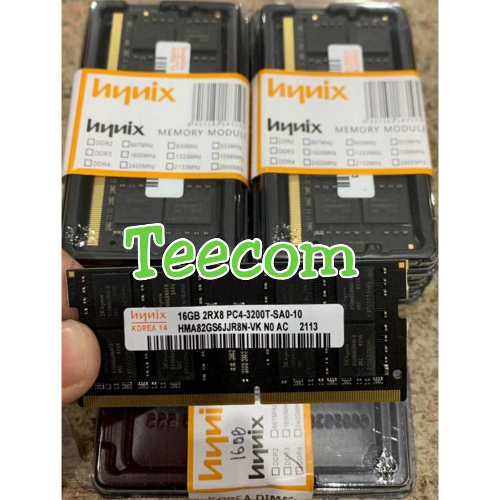 RAM LAPTOP HYNIX DDR4 16GB 3200Mhz PC25600 SODIMM MEMORY