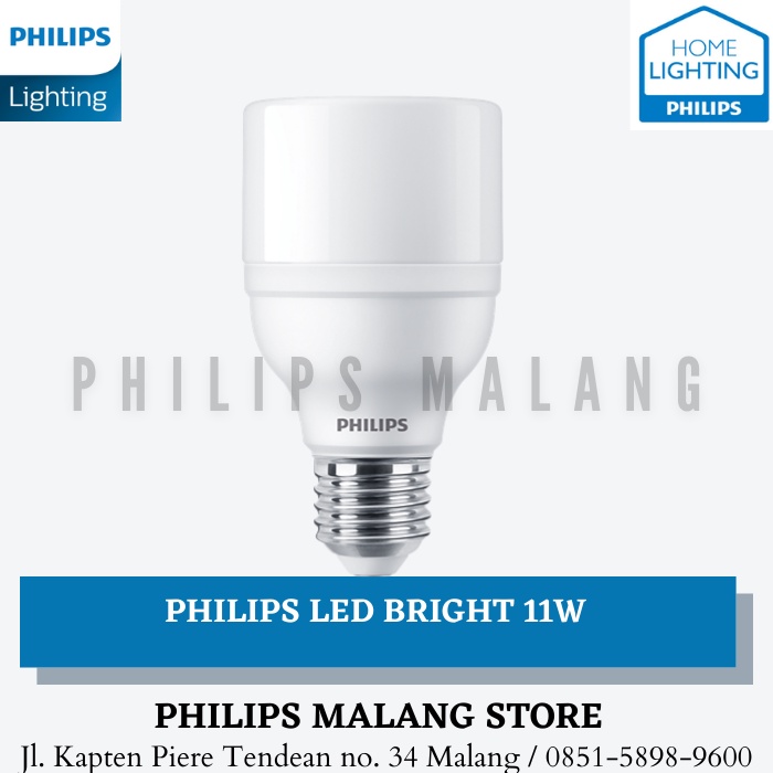PHILIPS LED BRIGHT 11W - bohlam murah