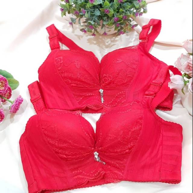 Bra Merah Sexy Nyaman Dipakai