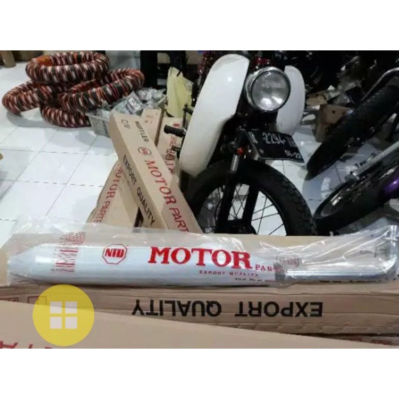 KNALPOT ORIGINAL  C70 PITUNG MERK NTD