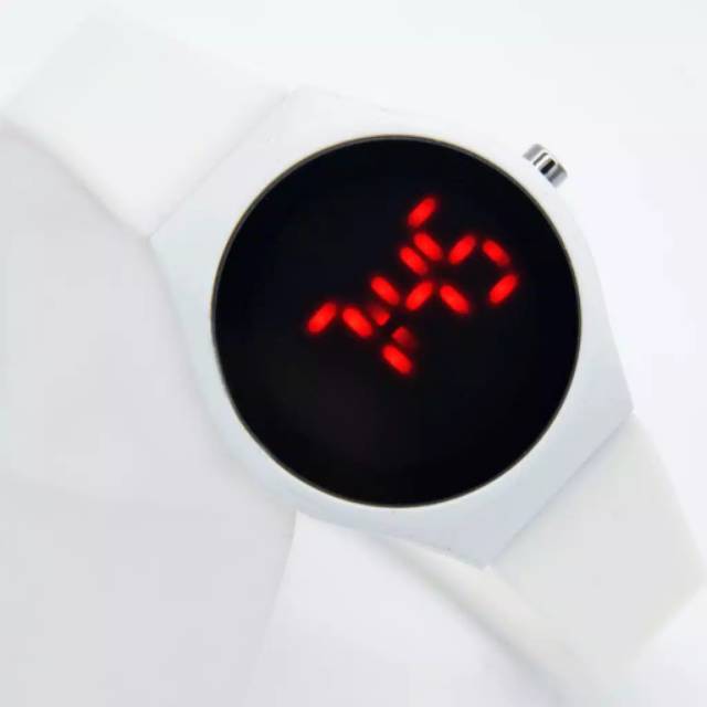 Jam Tangan Pria/ Wanita Ice LED digital Strap Rubber