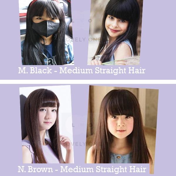 [KODE EE0YE] Wig Rambut Palsu Bayi usia 6 Bulan-5 Tahun & Wig Anak Cewek usia 5 Tahun-10 Tahun - Ram