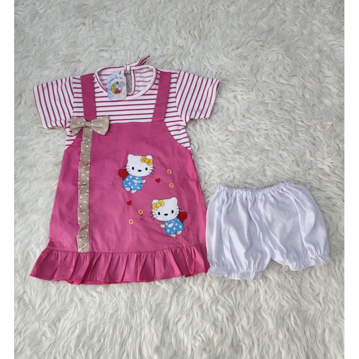 baju bayi perempuan dress hellokitty hghs14