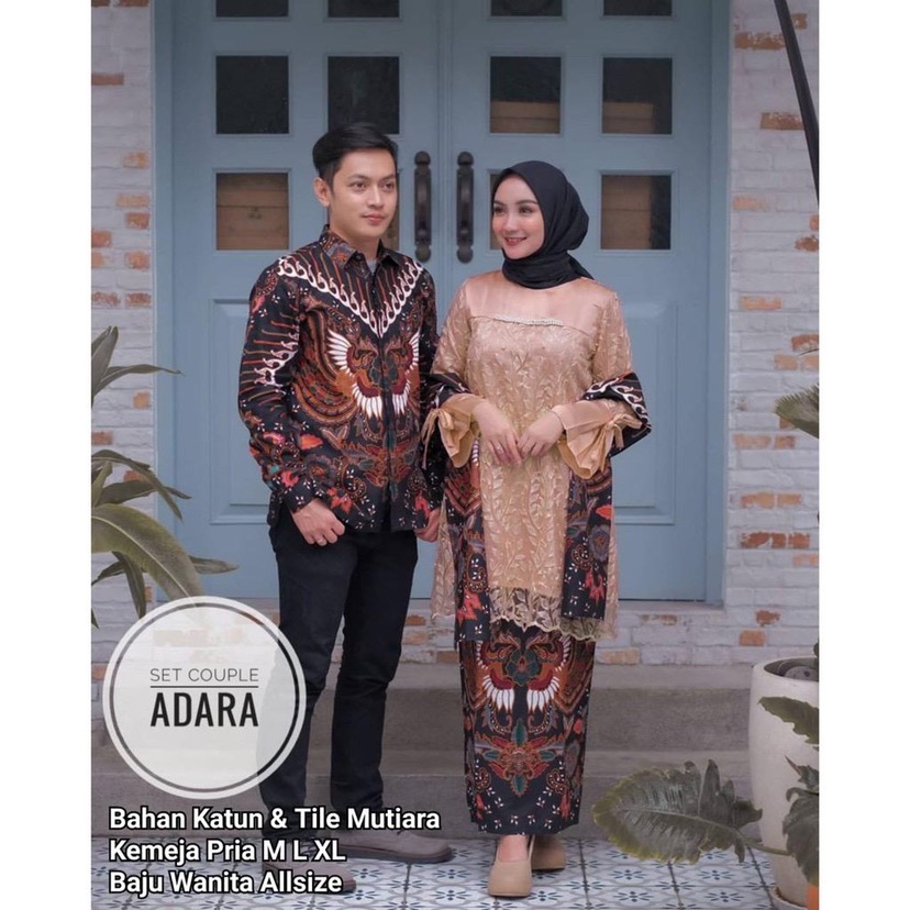 Maura Couple - Sania Ruffle Batik Couple Ori Ndoro Jowi Dnt Garansi Termurah Shopee - Couple Adara