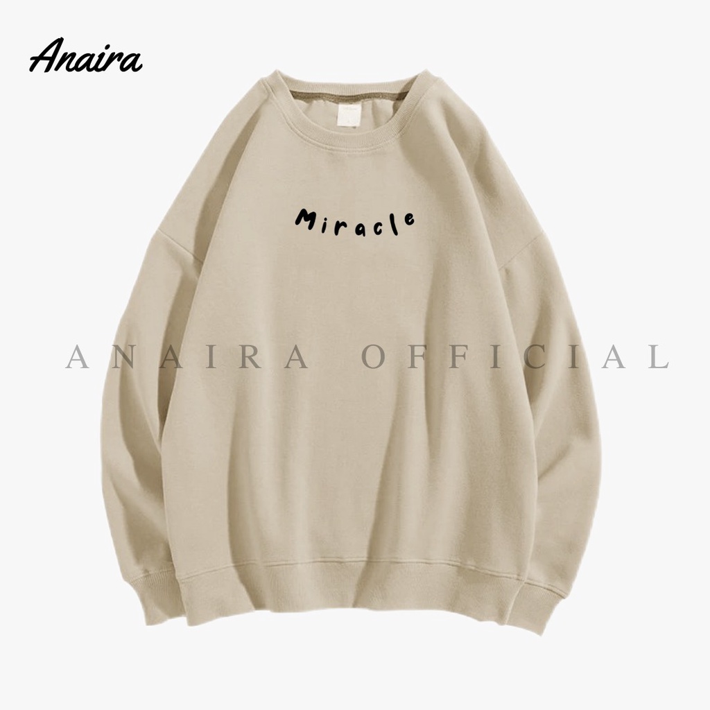 MIRACLE SWEATER CREWNECK ANAIRAOFFICIAL