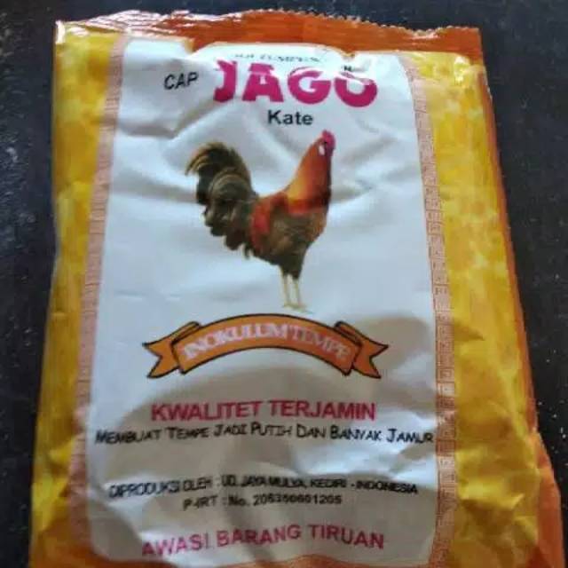 

Ragi tempe cap jago