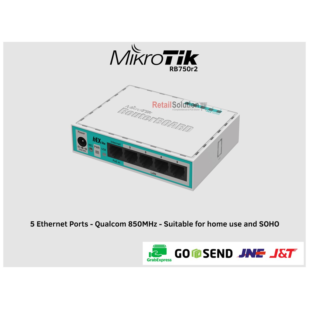 Mikrotik Routerboard RB750r2 (hEX LITE)