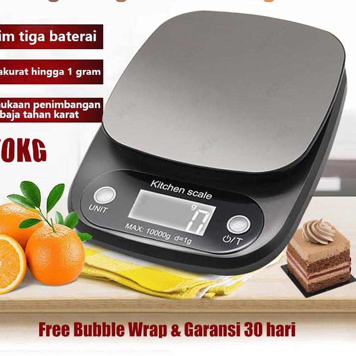 Bagus Dipakai.. UPHOME Timbangan Dapur Digital 10Kg / Timbangan Kue Digital Dapur Premium / Mini Kit