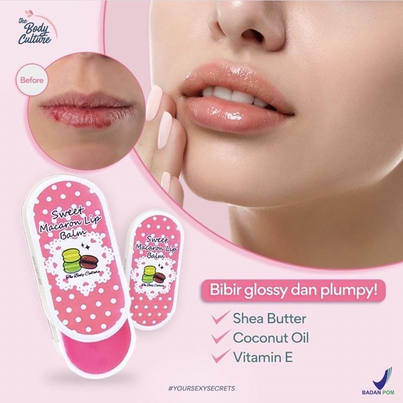 The Body Culture Sweet Macaron Lip Balm