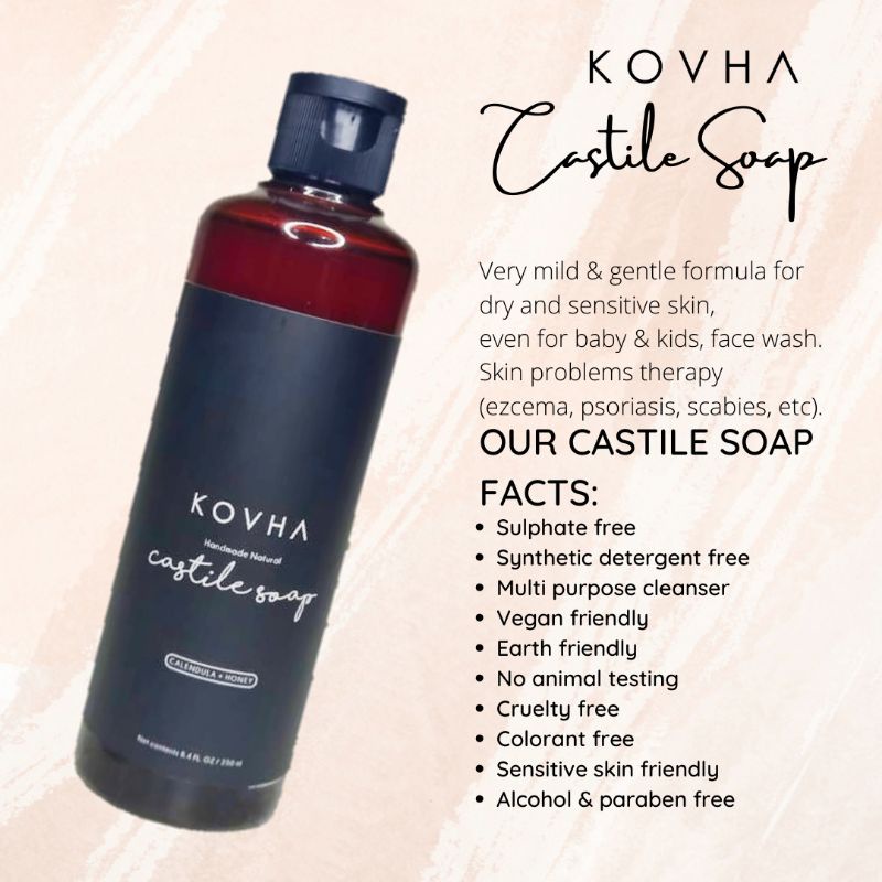 Sabun natural castile soap calendula honey sabun eczema / obat eksim psoriasis / obat gatal