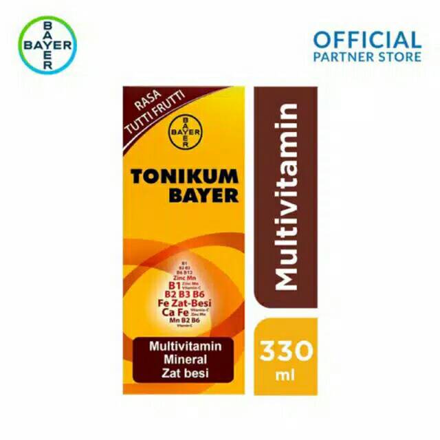Tonikum Bayer 100 ML | Multivitamin Penambah Stamina | Original