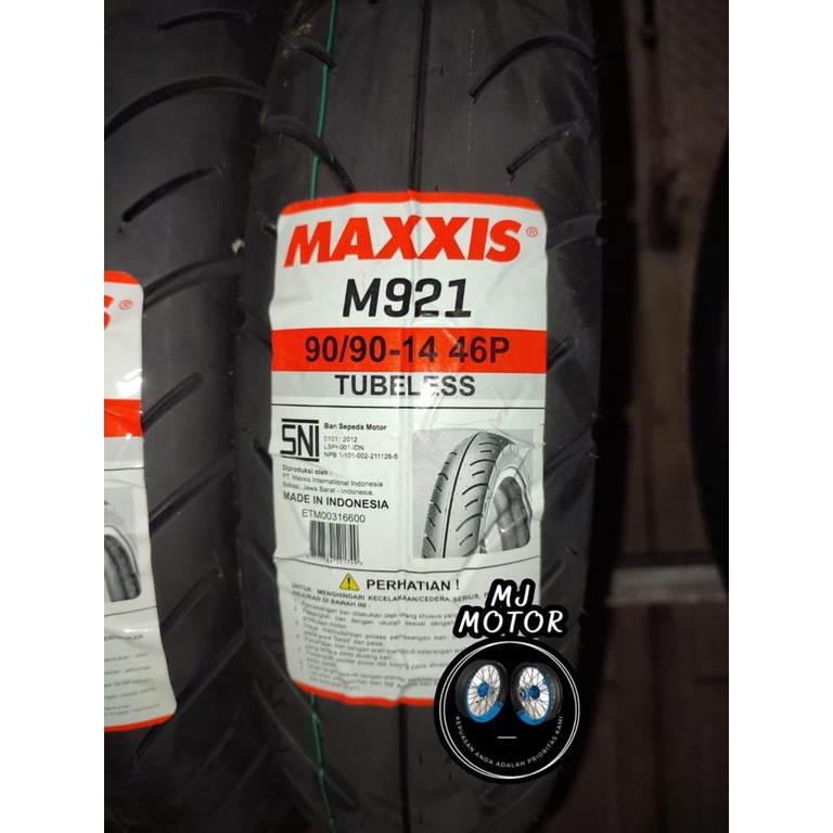 Ban Maxxis Tubeless 90/90 ring 14 untuk ban belakang BEAT VARIO 125 150 PRODUKSI TERBARU TANPA PEMBU