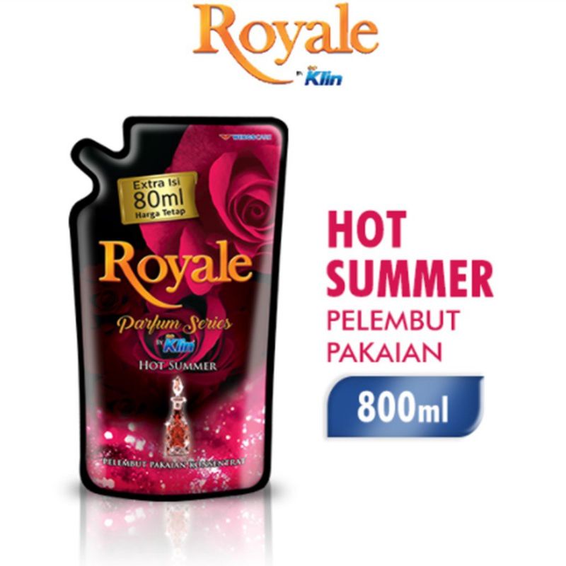 ROYALE Parfum Series by Soklin SOFTENER Pelembut dan Pewangi Pakaian Red Hot Summer & Purple Dawn Pa