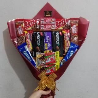 Snack bouquet (premium wrap) / Bucket Buket Snack Jajan Makanan