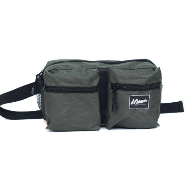 TAS SELEMPANG WAISTBAG TAS DADA PRIA/WANITA MODEL BRODO