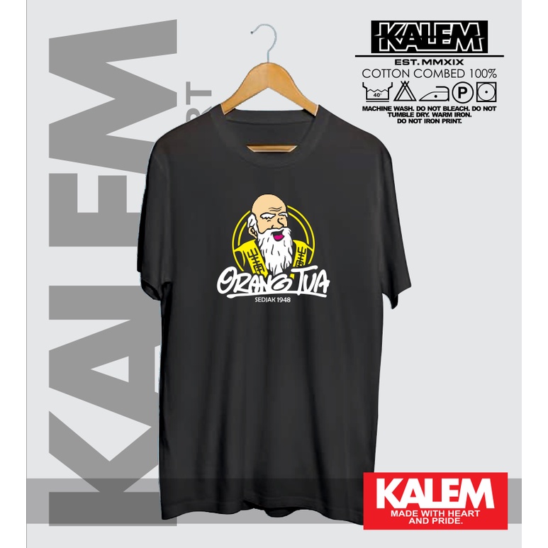 Kaos Baju Orang Tua Logo Kaos Distro Cap Orang Tua / Amer / Anggur Merah - KALEM Clothing