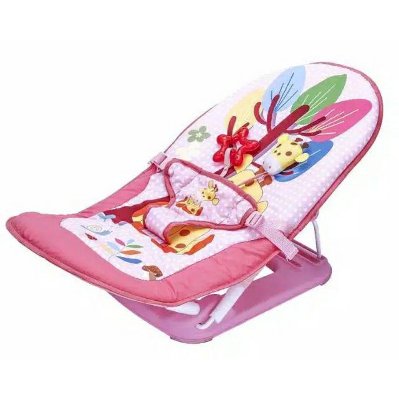[TERMURAH BAMS] Bouncer Space Baby Exotic 10 in 1 ZX 1803 1804 1805 SB 8630 Kursi Santai Bayi Pliko Infant Seat Baby Elle BE-8318 T Mastela Fold Up Pocco Seat Kado Ultah Anak Bayi-Pliko infant-pink