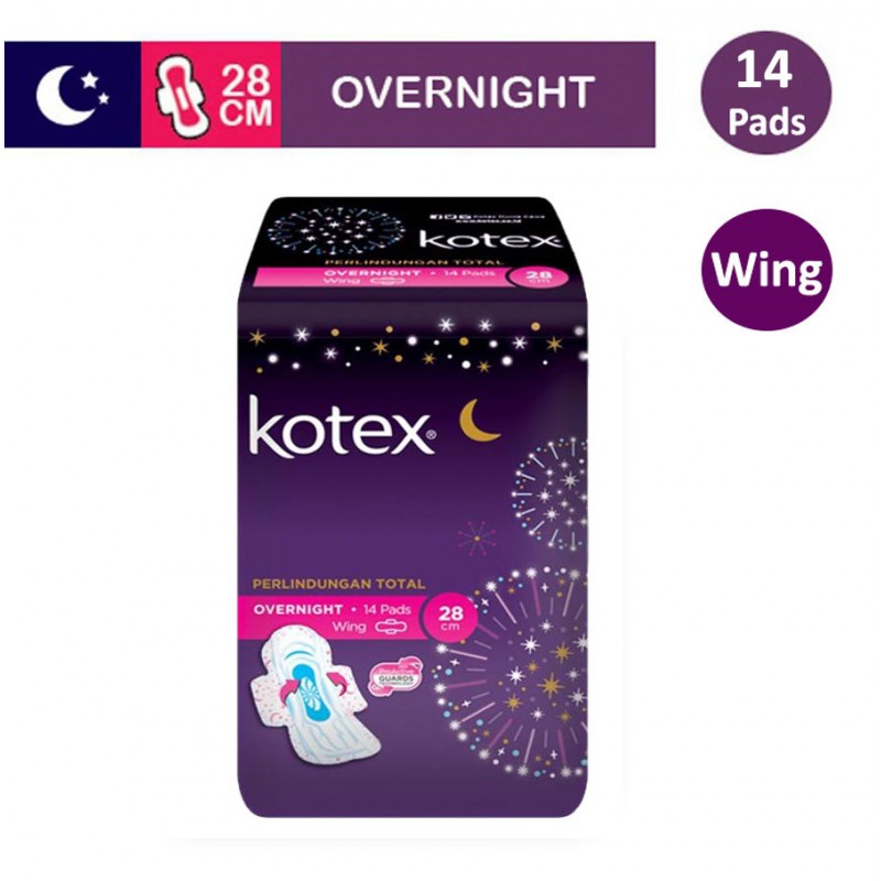 Kotex ProActive Guards Overnight Pembalut Wanita 28 cm - 14 s