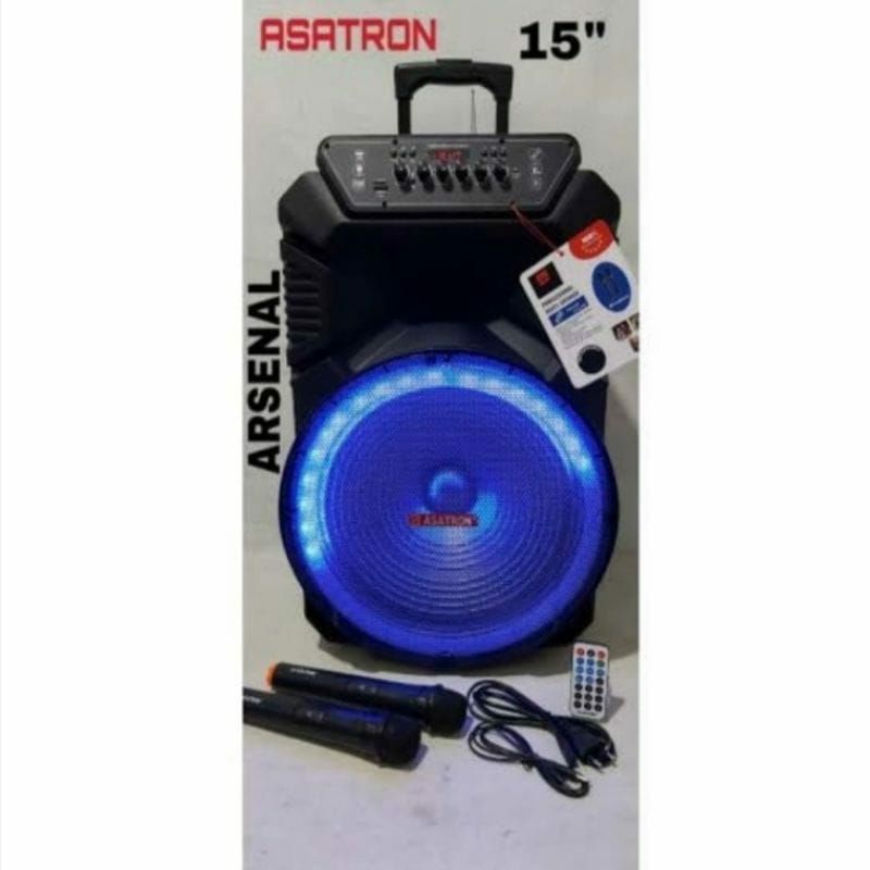 ASATRON ARSENAL 15INCH (8873UKM) RMS 60W SPEAKER MEETING PORTABLE BLUETOOTH