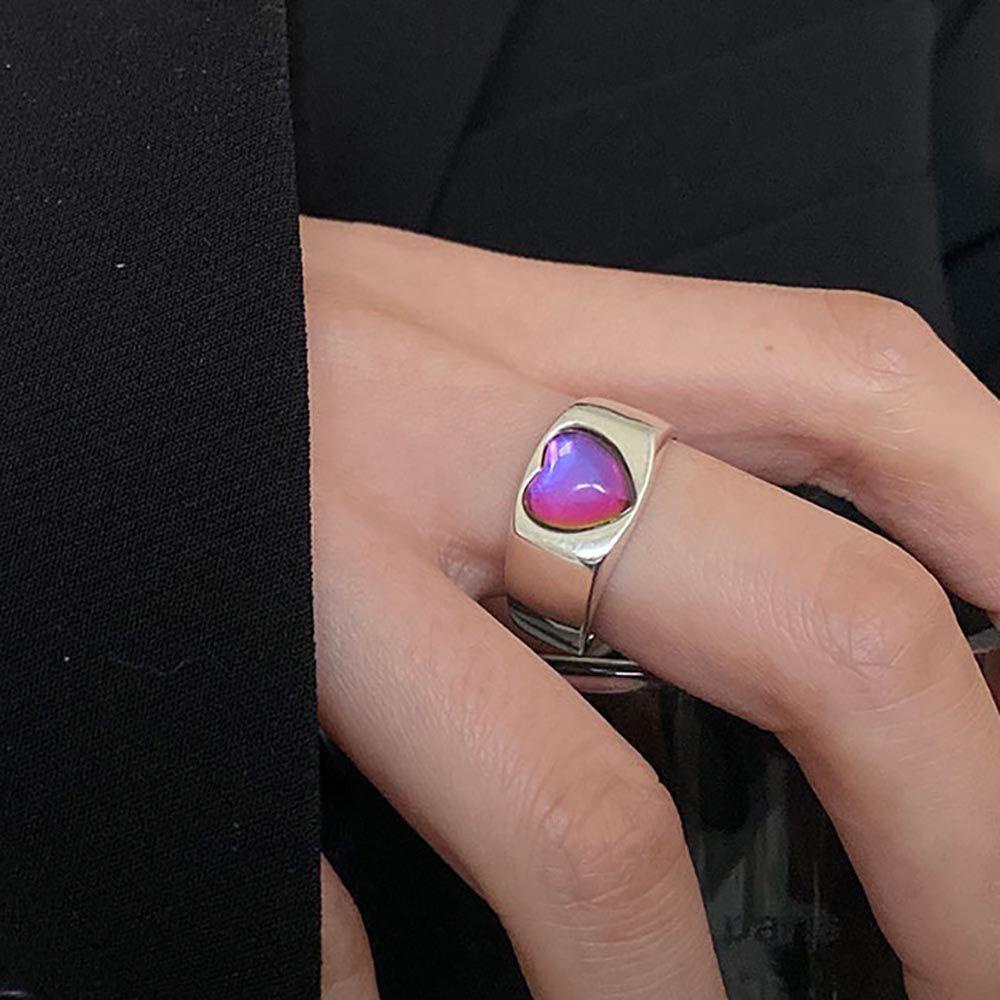 Mxbeauty Wanita Pembukaan Cincin Trendi Pesta Untuk Gadis Temperamen Elegan Kristal Sederhana